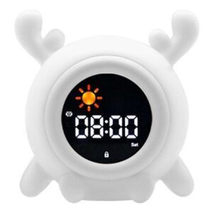 Kids Sleep Training Alarm Clock With Night Light, Timer